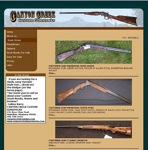 Here you can find a selection of gun stocks