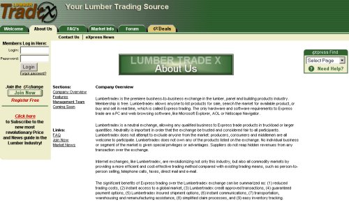 About LumberTradeX