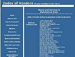 Index of Vendors 